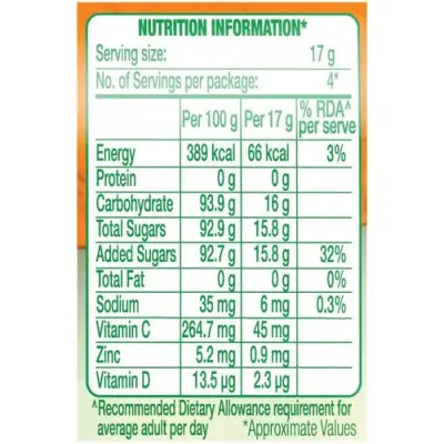 Tang Orange Instant Drink Mix, 75 g Pouch