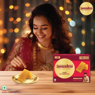 Unibic Swaadesi Premium Mysore Pak Box