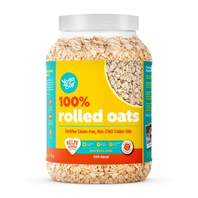 Yoga Bar 100% Rolled Oats Gluten free Wholegrain Oats With Protein & Fibre