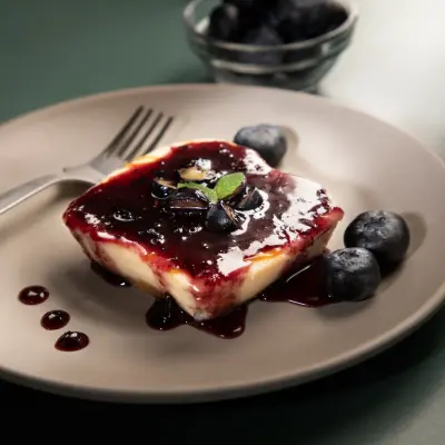 Zep Cake Premium Blueberry NY Cheese Cake Slice